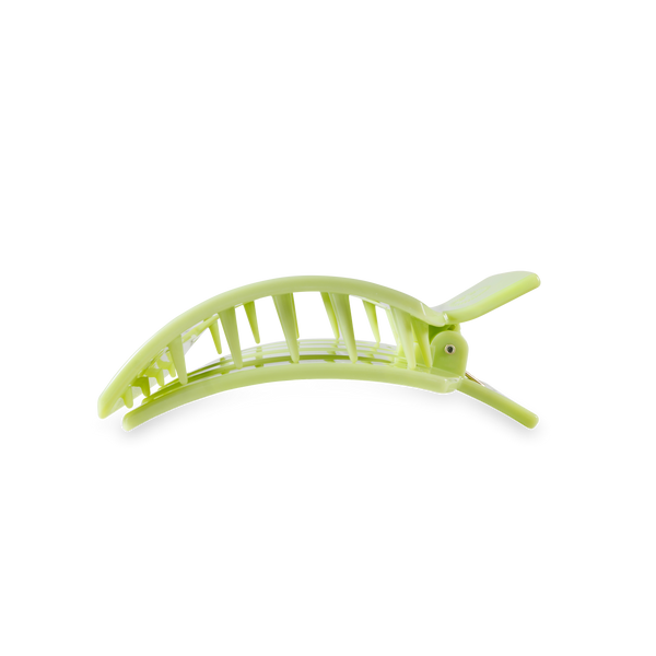 TELETIES - Square Flat Hair Clip - Aloe, There! - Medium