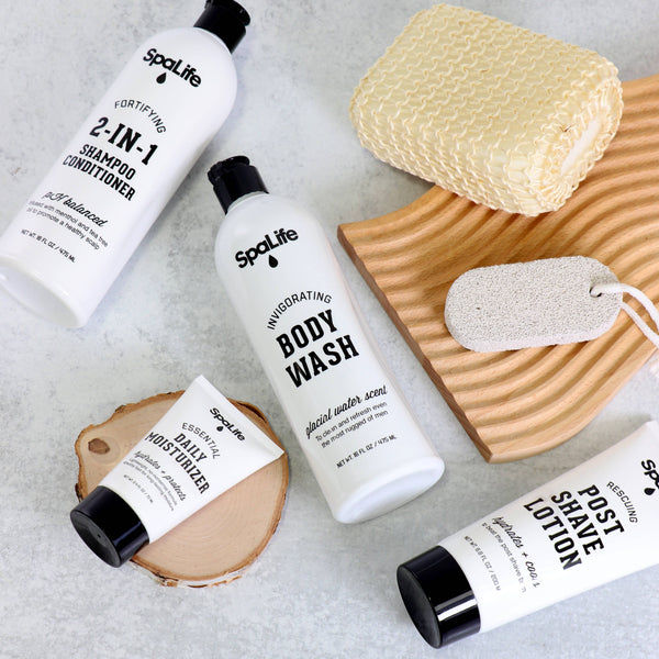 My Spa Life - Father's Day Gift Set Basket All Natural Men's Luxury - 7Pc