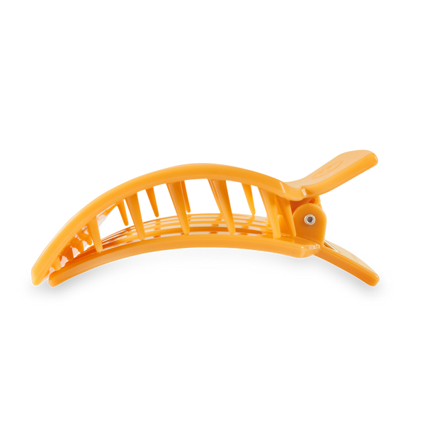 TELETIES - Square Flat Hair Clip - Mango for it! - Large