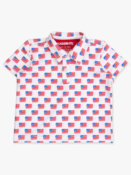 Men’s Freedom Flags Performance Polo