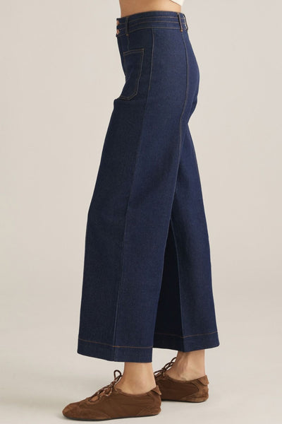 Sterling Wide Leg Denim Jeans - Dark