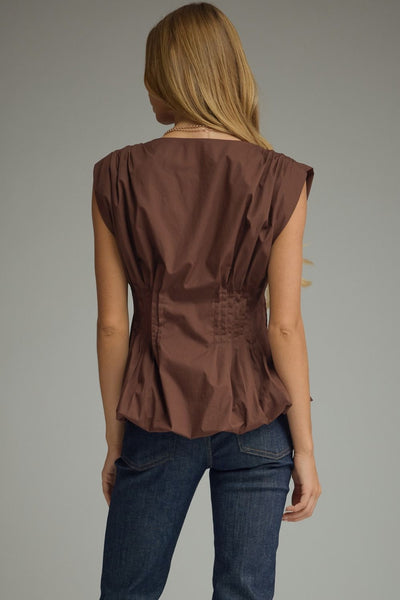 Sawyer Top - Brown