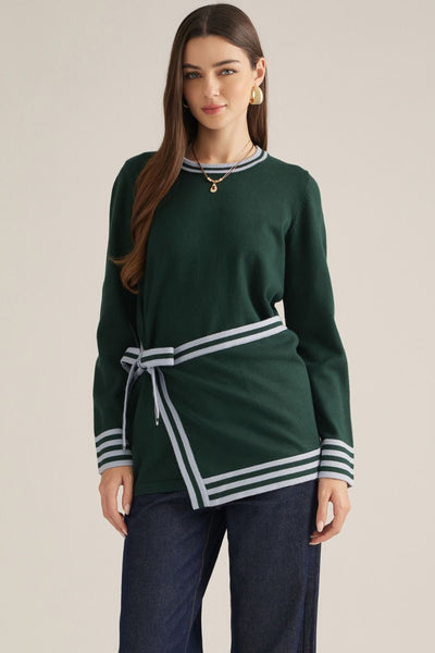 Anderson L/S Sweater - Hunter Green