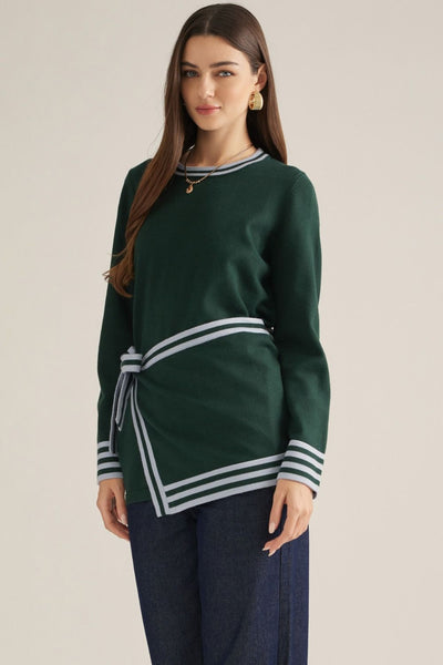 Anderson L/S Sweater - Hunter Green