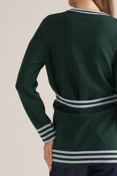 Anderson L/S Sweater - Hunter Green