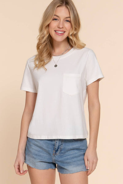 Julia S/S Top - Ivory