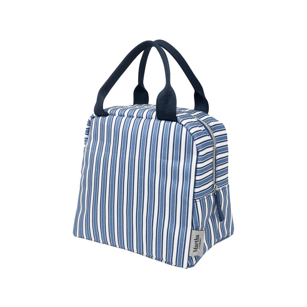 Lunch Tote - Deep Ultramarine Stripe